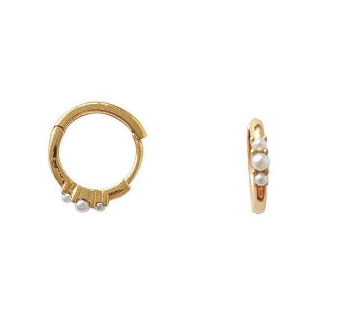 Pearl Hoops