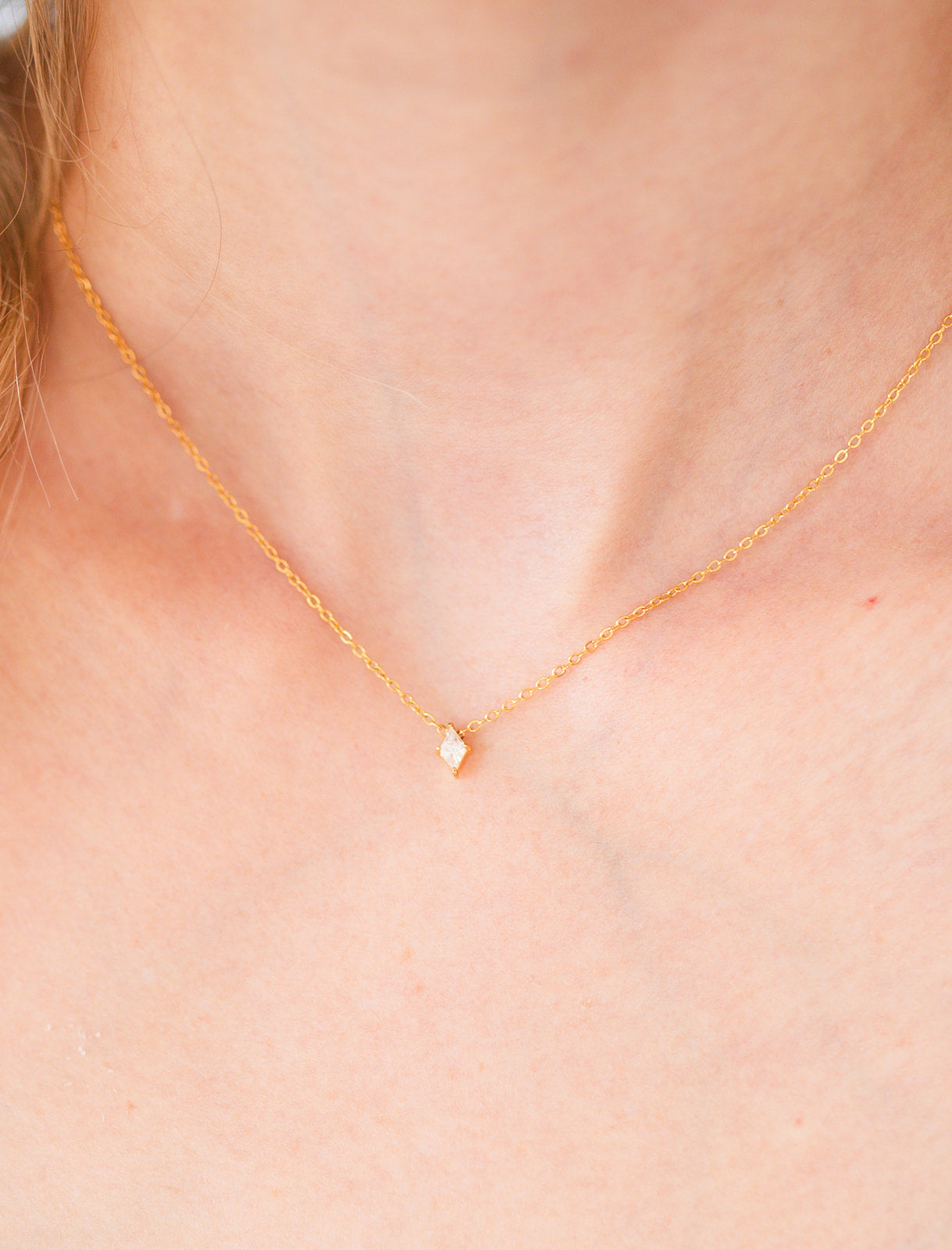 Rhombus Chain Necklace