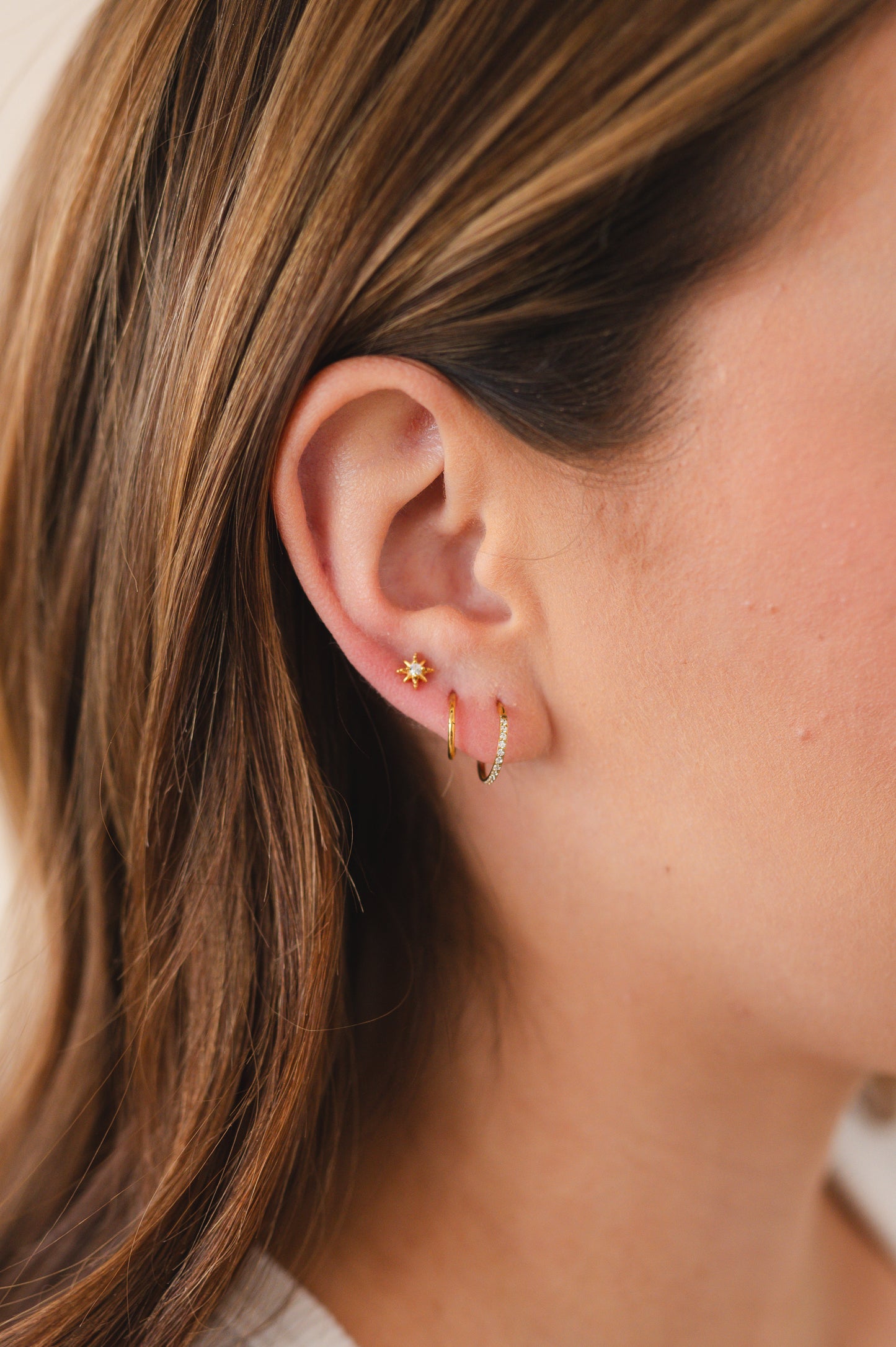 Infinity Diamond Hoop