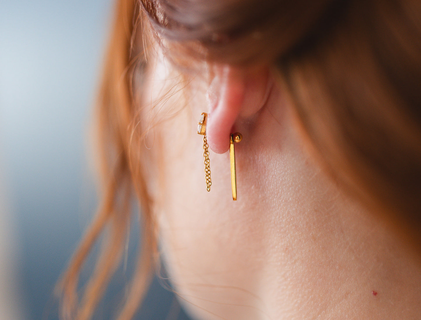 Set the Bar Backdrop Earrings