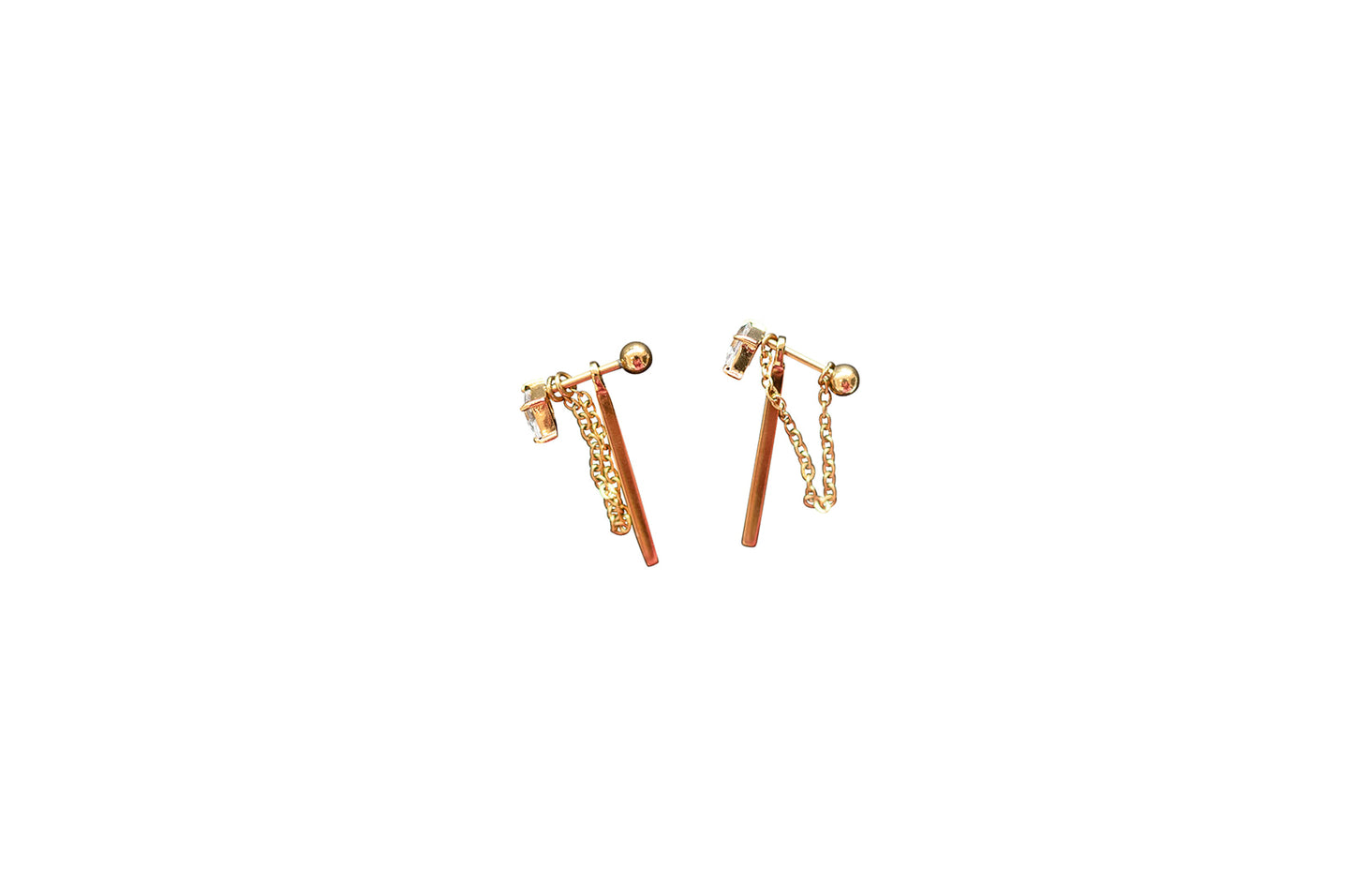 Set the Bar Backdrop Earrings