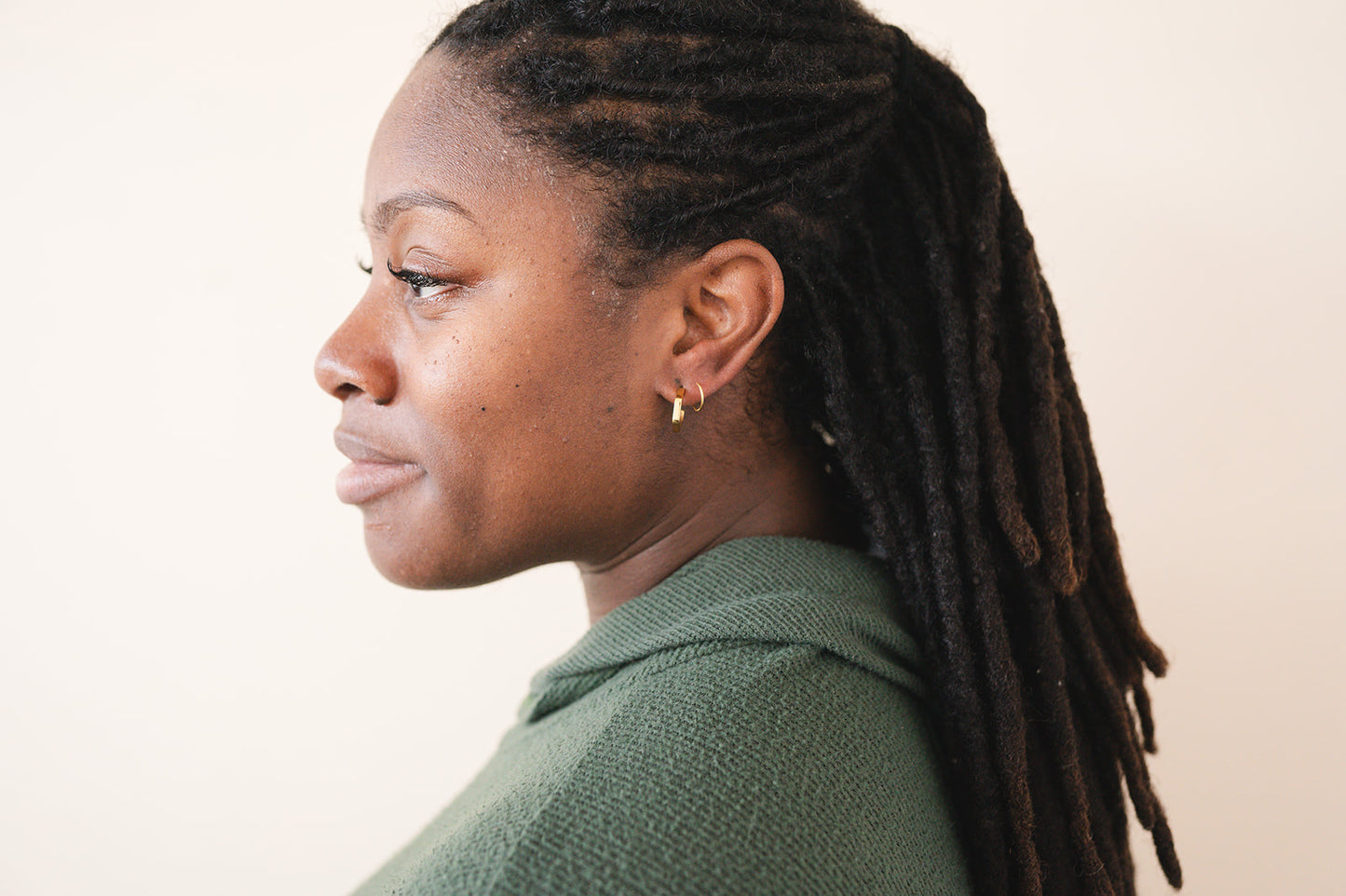 Hex Double Twist Hoops