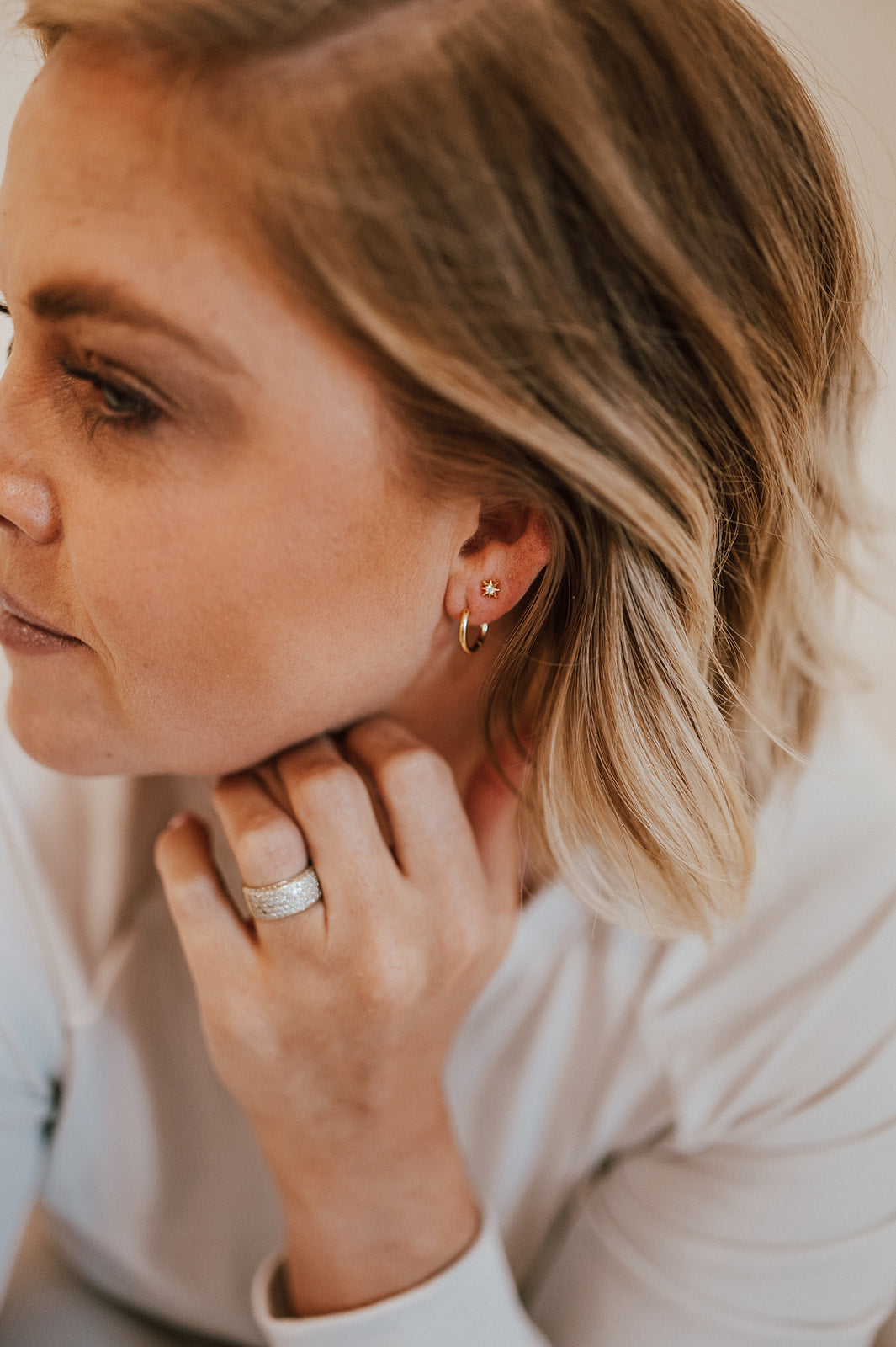 North Star Sleeper Stud Earring