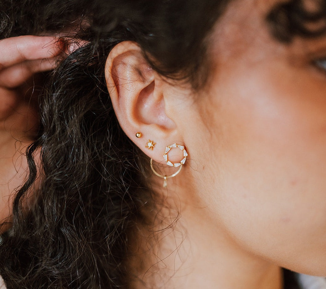 North Star Sleeper Stud Earring