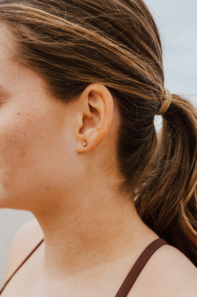 North Star Sleeper Stud Earring