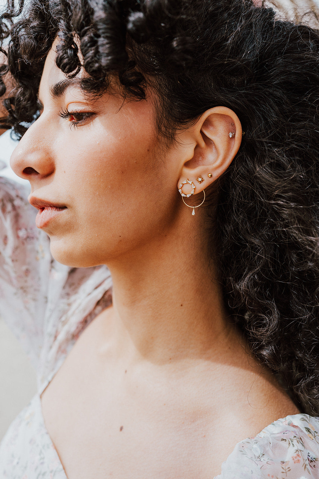 North Star Sleeper Stud Earring