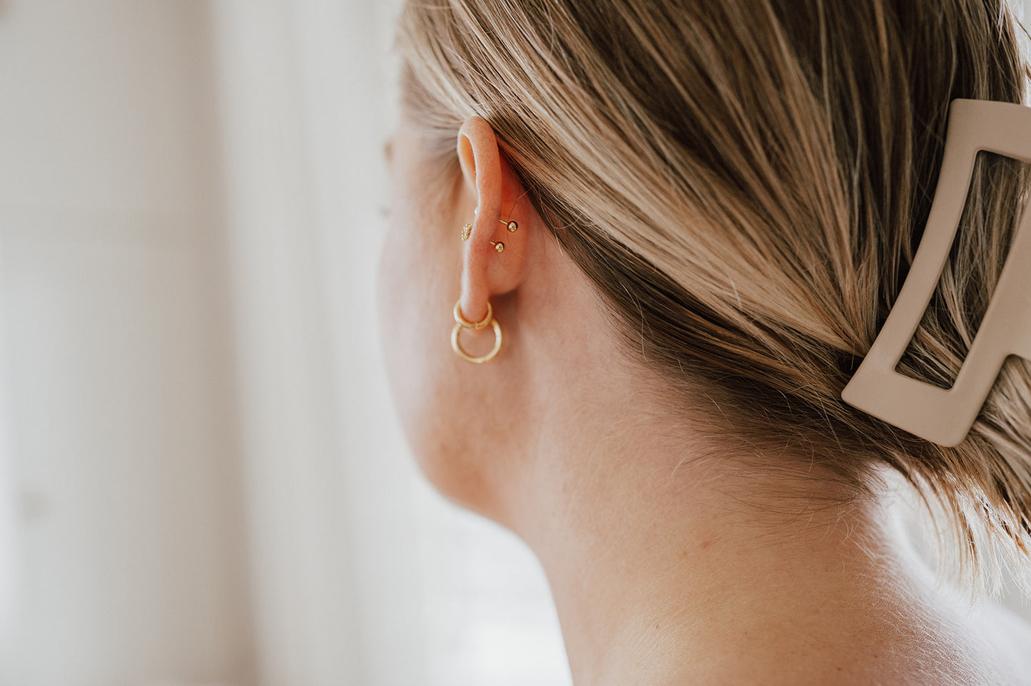 Golden Snitch Sleeper Stud Earring