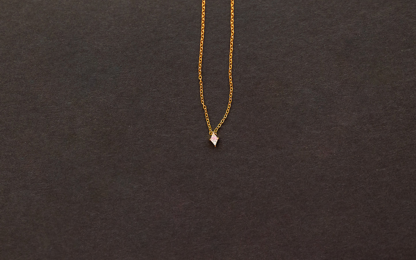 Rhombus Chain Necklace